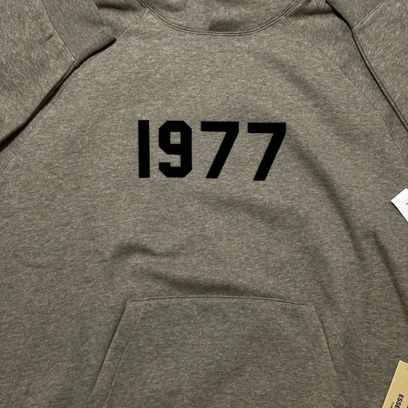 Essentials Gray Hoodie Sweater